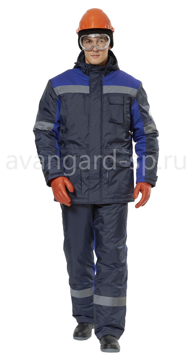 Костюм "Галлон" утепл. NEW (син.-вас.) цена