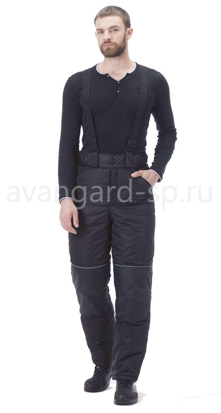 Брюки "Анверс" утепл. (черн.) цена